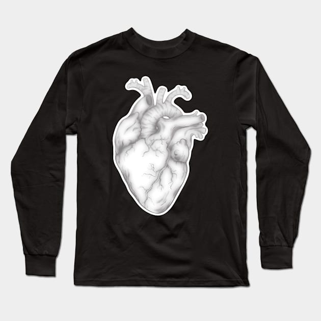 Heart Long Sleeve T-Shirt by Moon._.in._.Pisces